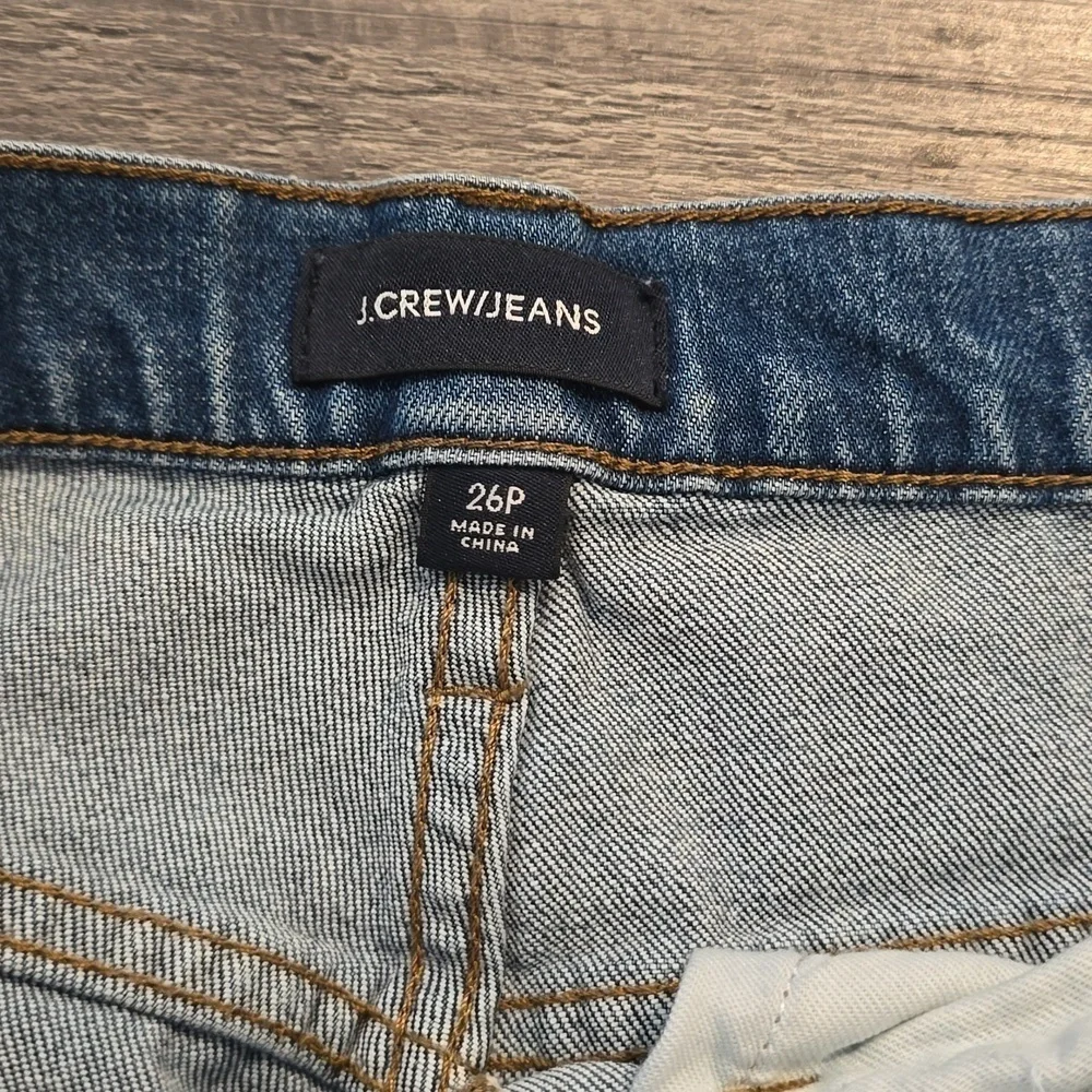 J.CREW | Slim Broken-In Boyfriend Denim Jeans| Size 26P​ - Picture 5 of 11